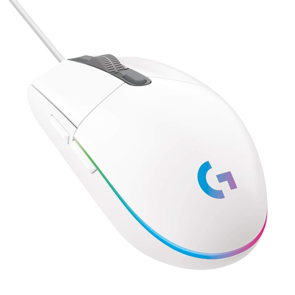 Miš Logitech Logitech G203 Lightsync white