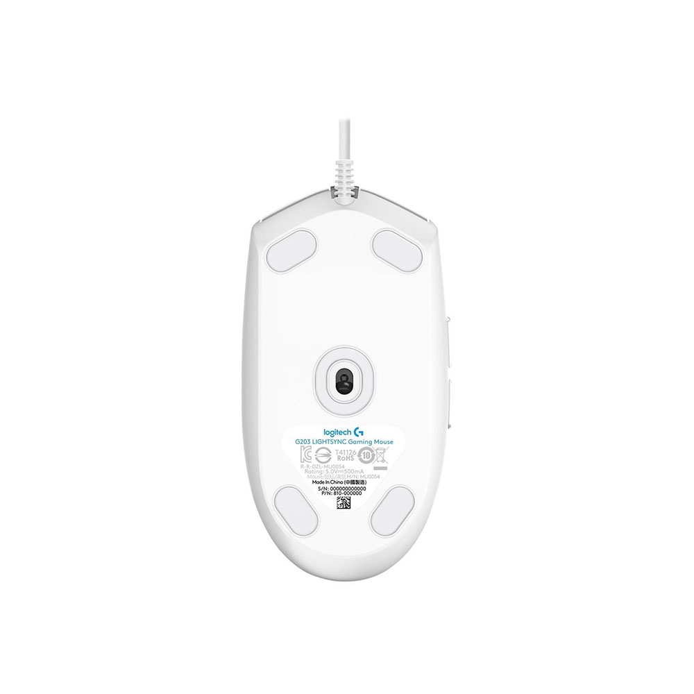 Miš Logitech Logitech G203 Lightsync white