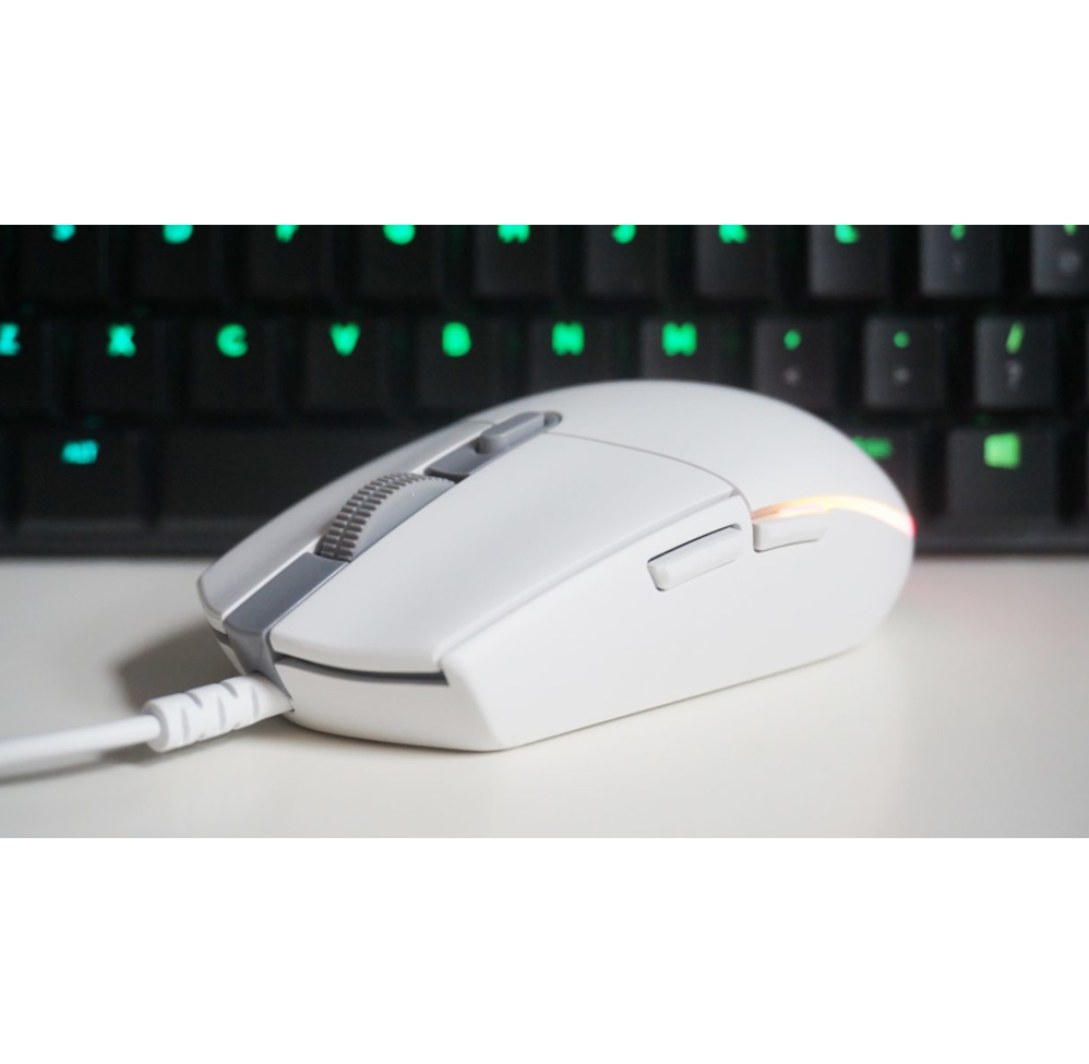 Miš Logitech Logitech G203 Lightsync white
