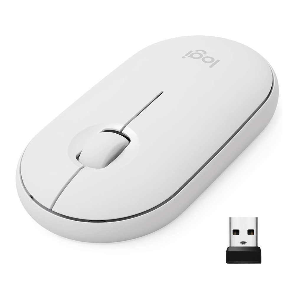 Miš Logitech Logitech Pebble M350 white