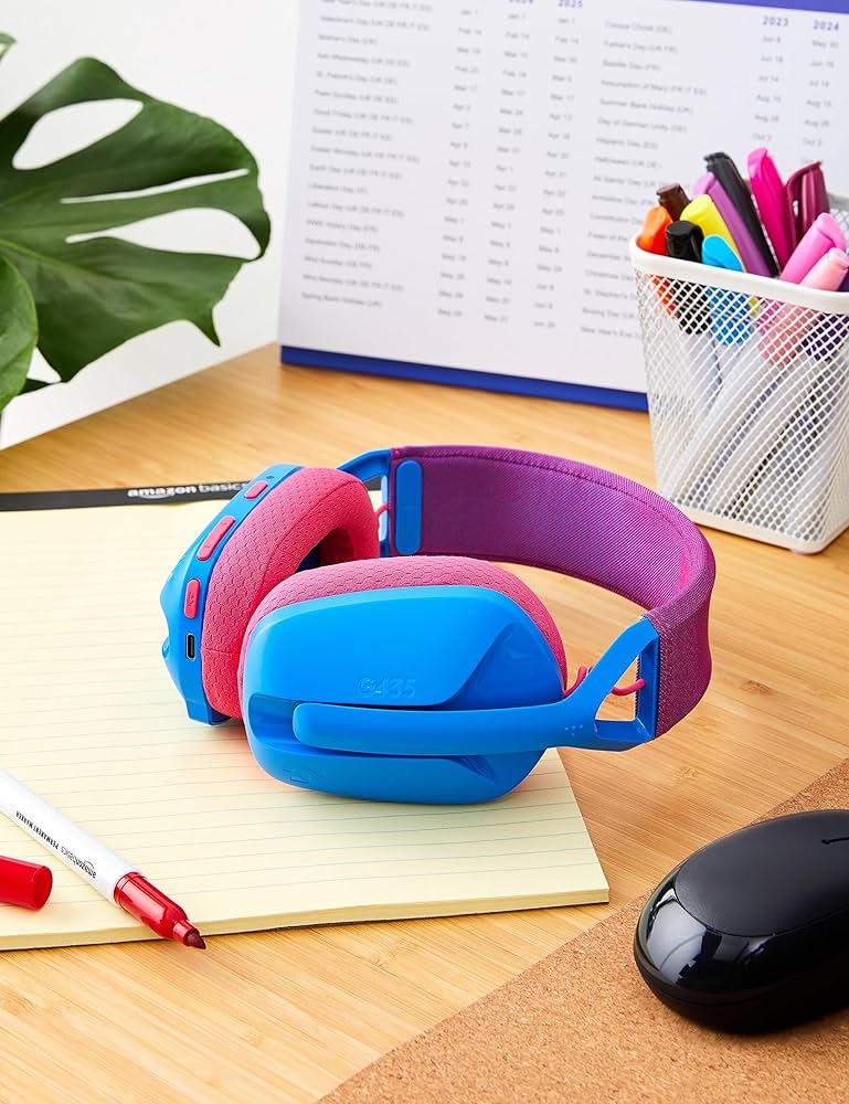 Slušalice Logitech Logitech G435 Lightspeed Wireless Gaming Headset Blue and Raspberry
