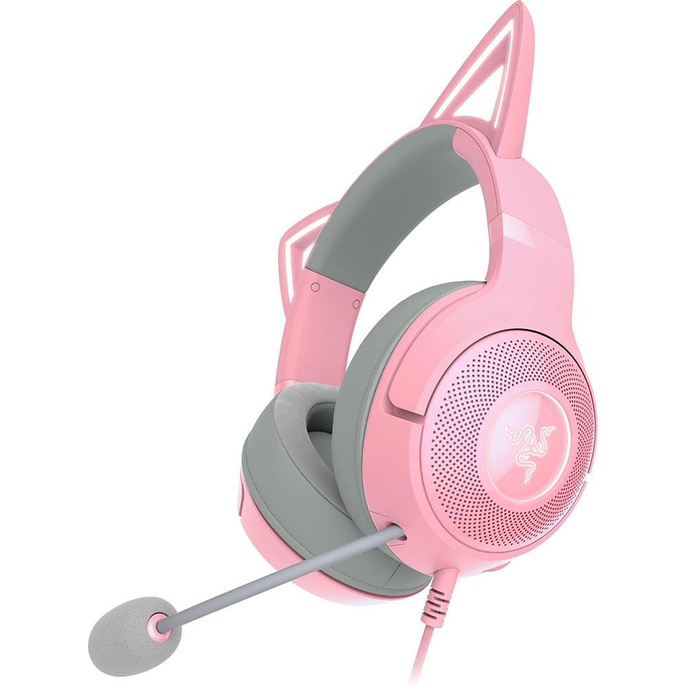 Slušalice Razer Razer Kraken Kitty V2 Chroma RGB quartz RZ04-04730200-R3M1