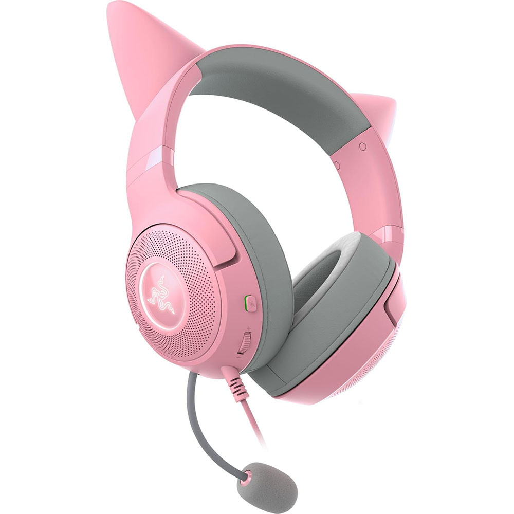 Slušalice Razer Razer Kraken Kitty V2 Chroma RGB quartz RZ04-04730200-R3M1