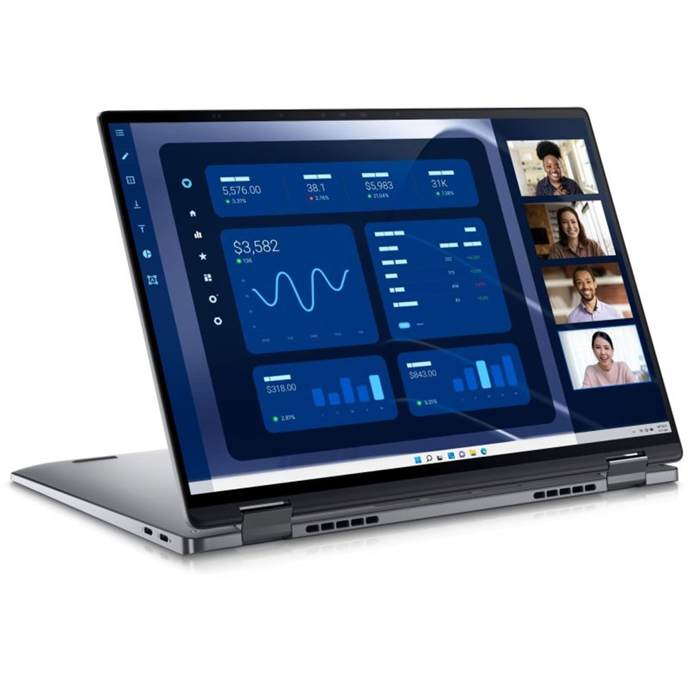 Laptop  DELL DELL Latitude 9450 2-u-1 14QHD 500nits Touch Core Ultra 7 165U 16GB 512GB SSD Backlit FP Win11Pro 3yr ProSupport