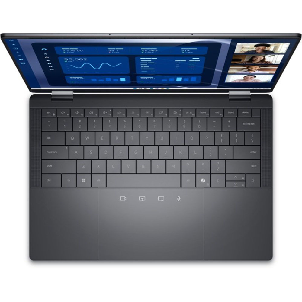 Laptop  DELL DELL Latitude 9450 2-u-1 14QHD 500nits Touch Core Ultra 7 165U 16GB 512GB SSD Backlit FP Win11Pro 3yr ProSupport