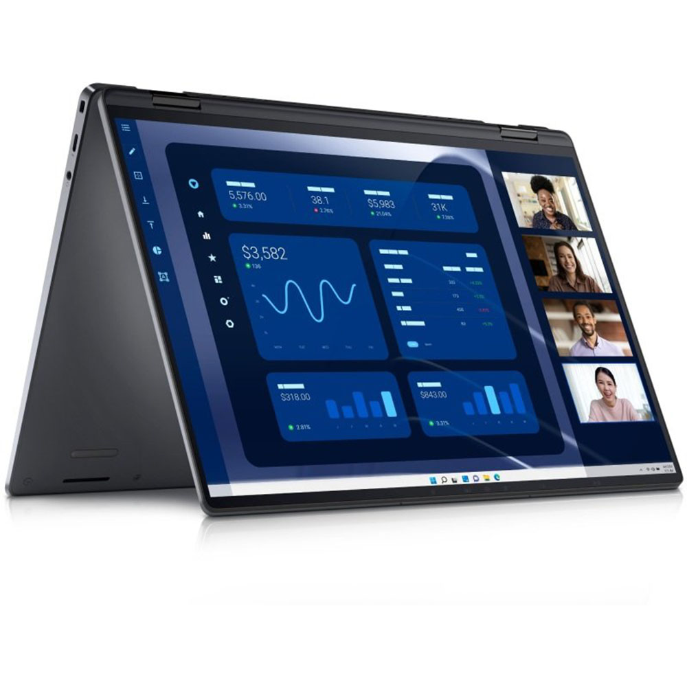 Laptop  DELL DELL Latitude 9450 2-u-1 14QHD 500nits Touch Core Ultra 7 165U 16GB 512GB SSD Backlit FP Win11Pro 3yr ProSupport