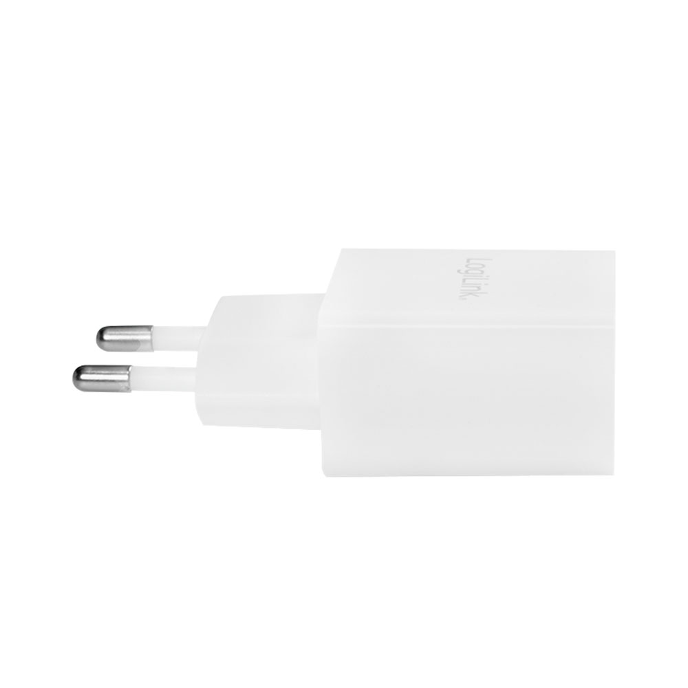 Punjač LogiLink LogiLink Dual-USB socket charger, 2x USB-A, 10.5 W, white, PA0185