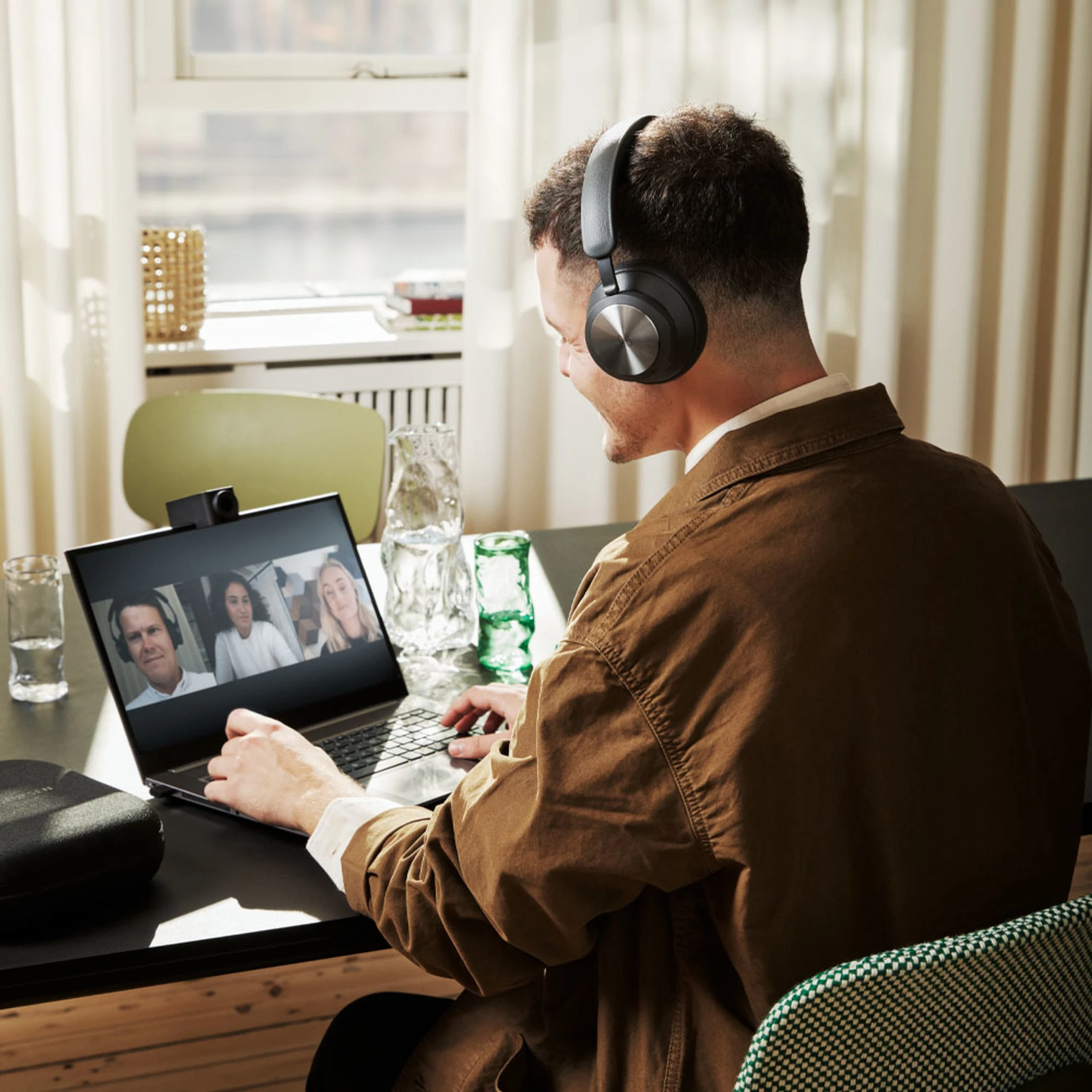 Slušalice Bang & Olufsen BO Beocom Portal Black Anthracite UC