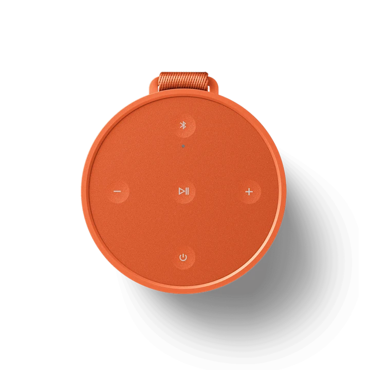 Zvučnic Bang & Olufsen BO Beosound Explore Bonfire Orange