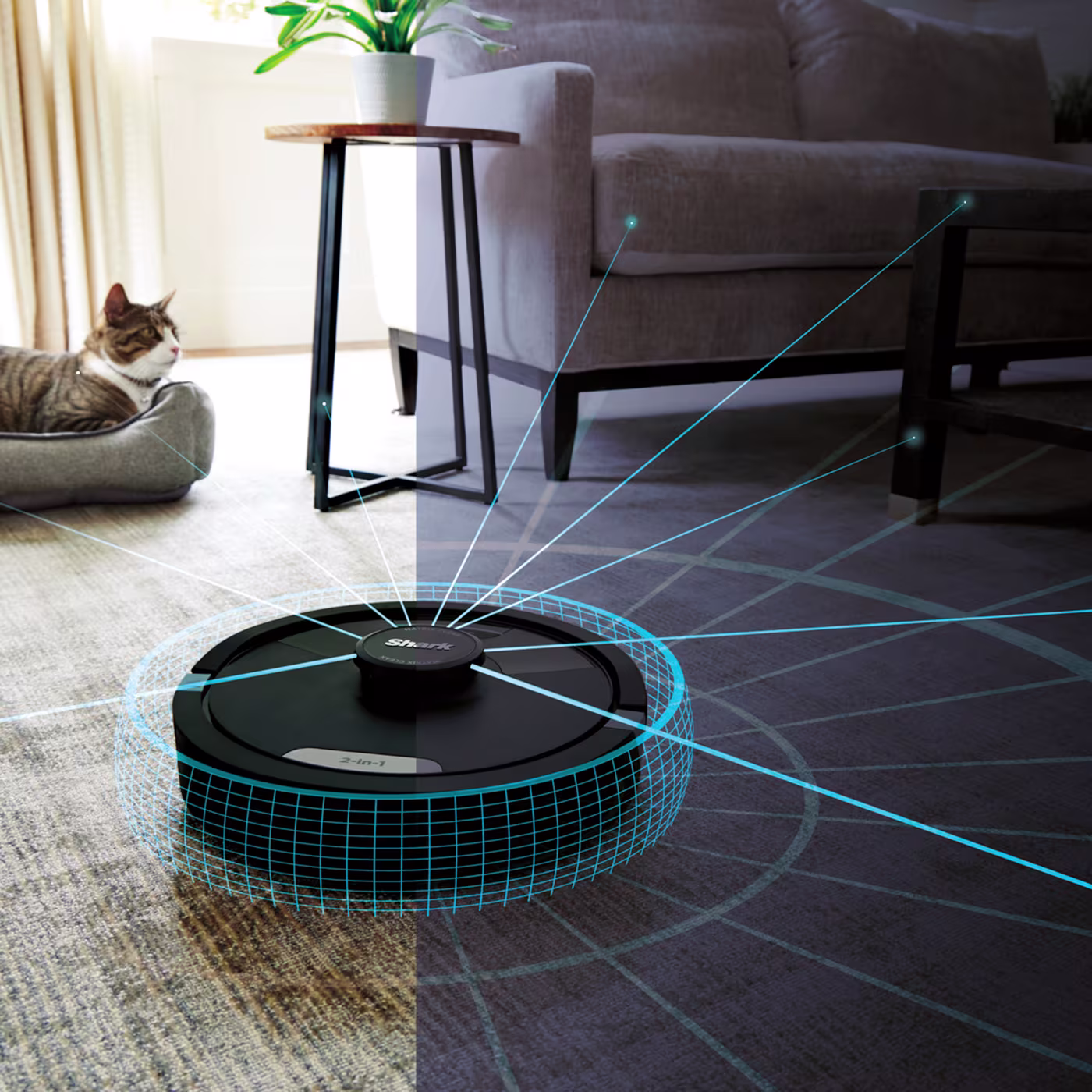 usisivač SHARK SHARK Matrix Plus 2in1 Robot Vacuum Mop RV2620WDU