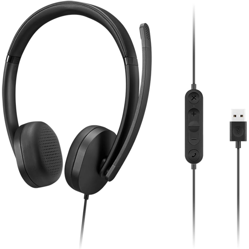 Slušalice Lenovo Lenovo USB A Wired Stereo Headset Gen 2, 4XD1P83425