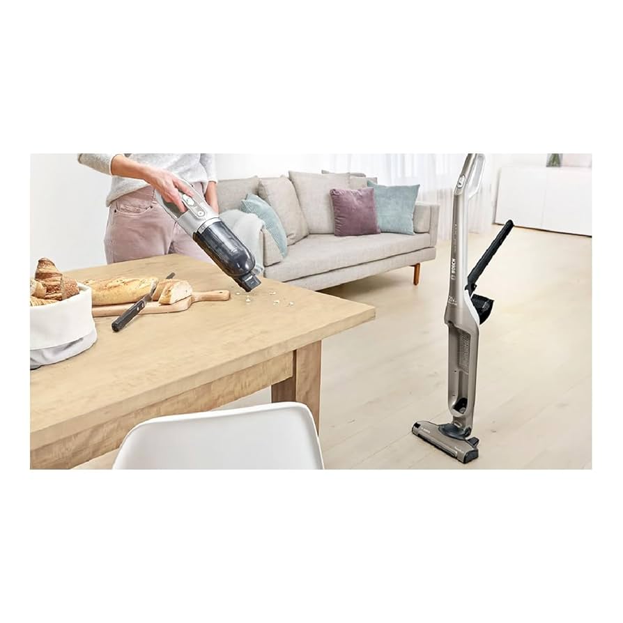 usisivač Bosch Bosch BBH3ALL23 Series 4, Flexxo Gen 2 Cordless Upright Vacuum, 28 W, 0.4 liter, 82 dB, Metallic Brown