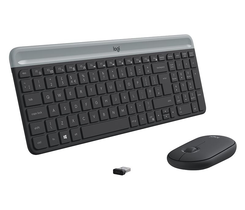 Tastatura Logitech LOGITECH MK470 Slim Wireless Graphite US
