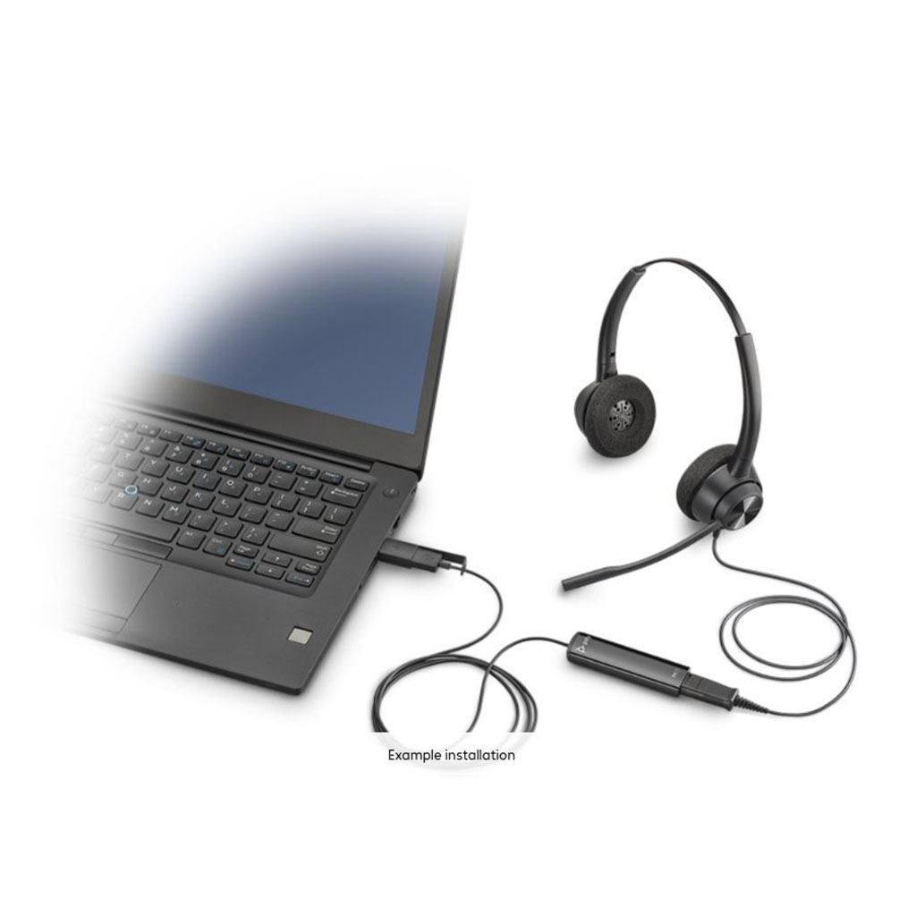 Slušalice HP HP Poly EncorePro 520 Bin HS QD Complet USB AC 783P7AA ABB