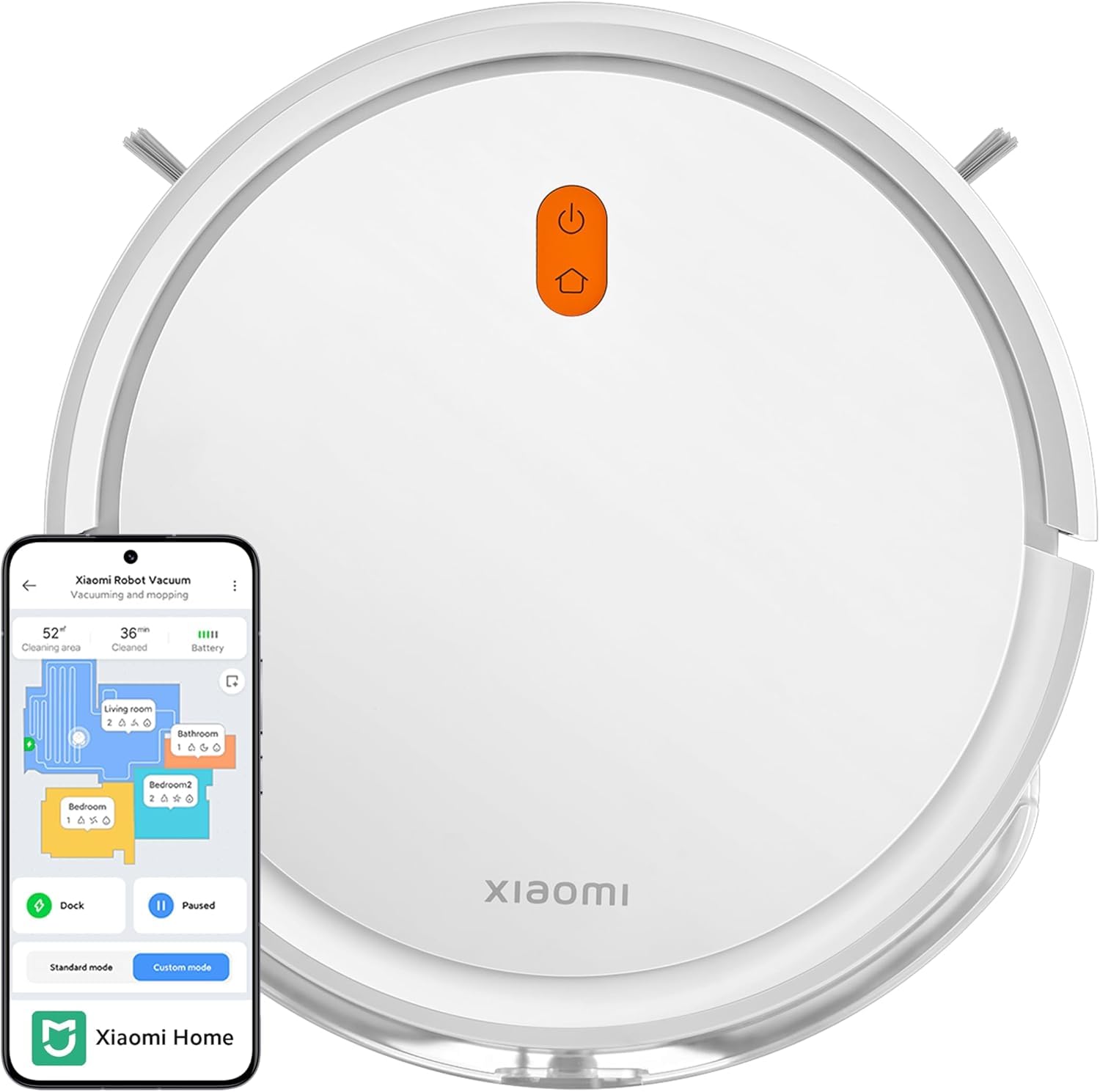 Usisivač Xiaomi XIAOMI Robot Vacuum E5 beli usisivač BHR7969EU