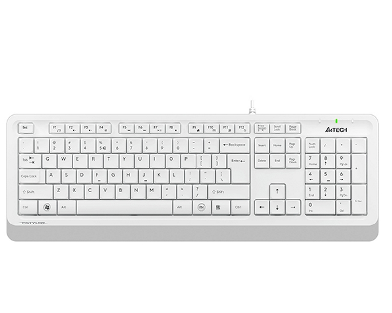 Tastatura A4Tech A4 TECH FK10 FSTYLER USB US bela tastatura