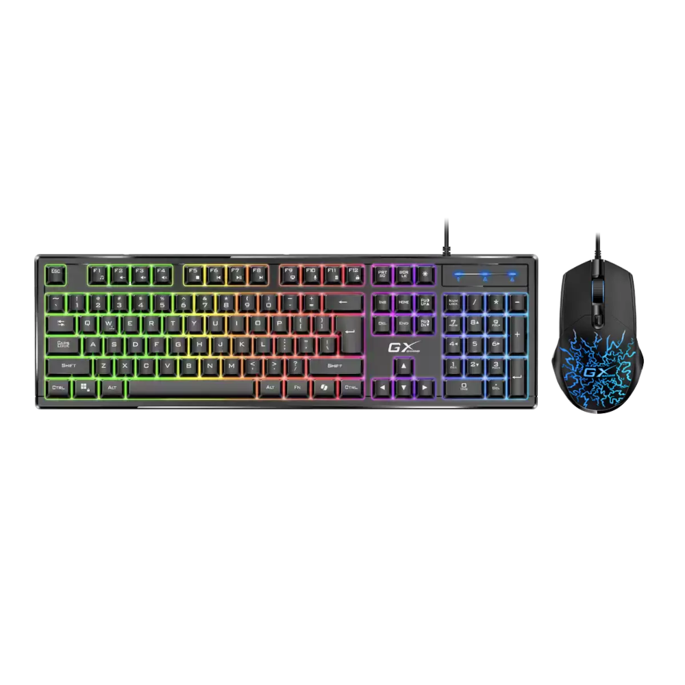 Tastatura Genius GENIUS Scorpion KM-GX3 Gaming RGB USB YU crna tastatura miš