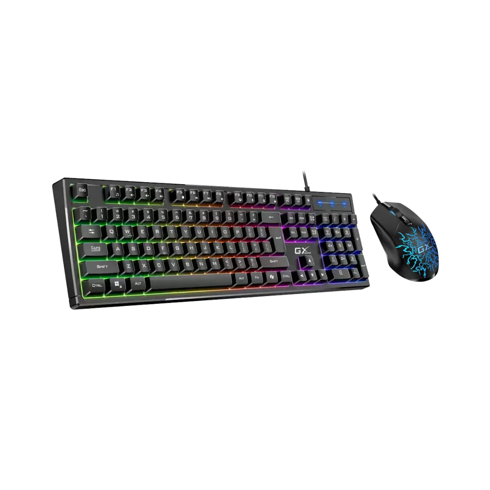 Tastatura Genius GENIUS Scorpion KM-GX3 Gaming RGB USB YU crna tastatura miš