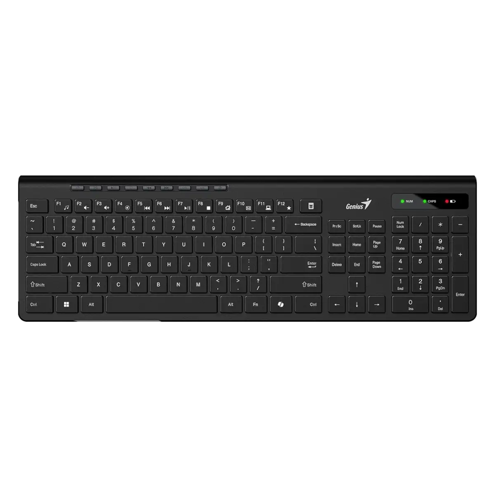 Tastatura Genius GENIUS SlimStar 7230 USB YU wireless crna tastatura